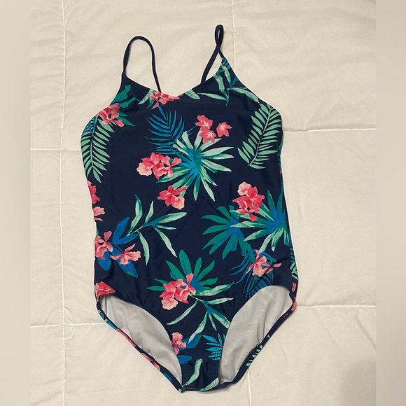 Girls Tropical Swimsuit - Picture 2 of 3